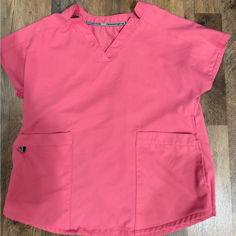 Pink ClimateRight scrub set